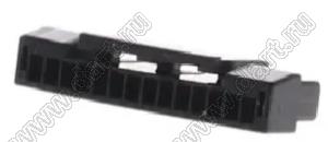MOLEX Micro-Lock1.25™ 5055651401 корпус однорядной розетки на кабель, цвет черный; 14-конт.