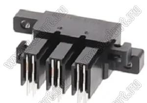 MOLEX EXTreme™ 468171001 штепсельная вилка в сборе без отключения питания, цвет черный; 3-конт.