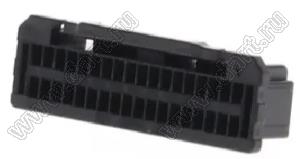 MOLEX Micro-Lock1.25™ 5054333621 вилка двухрядная прямая для SMD монтажа, цвет черный; 36-конт.