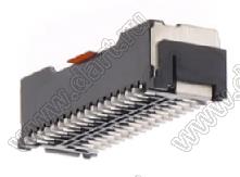 MOLEX Micro-Lock1.25™ 5054333451 вилка двухрядная прямая для SMD монтажа с пленкой каптон, цвет черный; 34-конт.