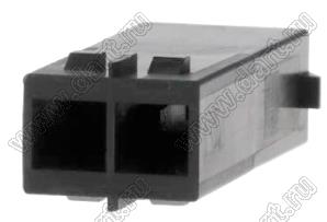 MOLEX Mega-Fit™ 1054111102 корпус двухрядной вилки на кабель, цвет черный; 2-конт.