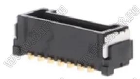 MOLEX Micro-Lock1.25™ 5055670781 вилка однорядная угловая для SMD монтажа, цвет черный; 7-конт.