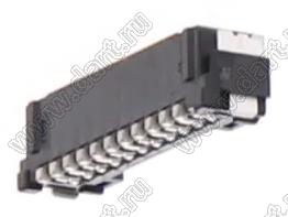 MOLEX Micro-Lock1.25™ 5055681151 вилка однорядная прямая для SMD монтажа, цвет черный; 11-конт.