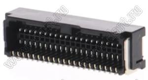 MOLEX Micro-Lock1.25™ 5054484271 вилка двухрядная угловая для SMD монтажа, цвет черный; 42-конт.