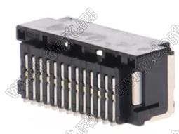 MOLEX Micro-Lock1.25™ 5054482651 вилка двухрядная угловая для SMD монтажа, цвет черный; 26-конт.