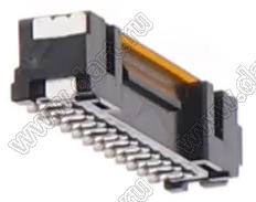 MOLEX Micro-Lock1.25™ 5055681271 вилка однорядная прямая для SMD монтажа, цвет черный; 12-конт.