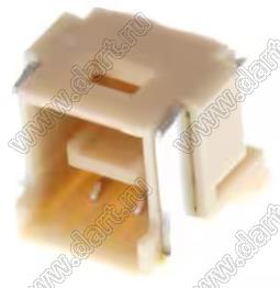 MOLEX CLIK-Mate-2.00™ 5024430270 вилка SMD однорядная вертикальная, цвет натуральный; 2-конт.