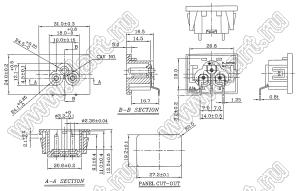 R-30790(B04) разъем IEC 60320 (C6) сетевого питания; 250 B; 2,5 A