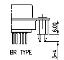 DS1034-15F-BR (5502-15S-BR, DP-15F) розетка прямая D-SUB для пайки в плату; 15-конт.; защелки в плату