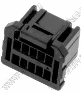 MOLEX Micro-Lock1.25™ 5054321001 корпус двухрядной розетки на кабель, цвет черный; 10-конт.