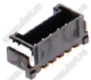 MOLEX Micro-Lock1.25™ 5055670551 вилка однорядная угловая для SMD монтажа, цвет черный; 5-конт.