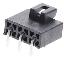 MOLEX Mega-Fit™ 2002411213 вилка однорядная угловая для выводного монтажа, цвет черный; 3-конт.