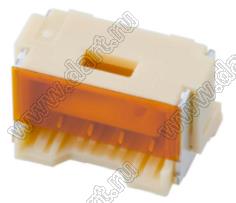 MOLEX CLIK-Mate-2.00™ 5024430460 вилка SMD однорядная вертикальная с монтажной крышкой, цвет натуральный; 4-конт.