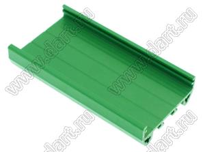 UM50-1000 профилированный корпус на стандартный электрический DIN-рельс; L=1000мм; пластик; зеленый