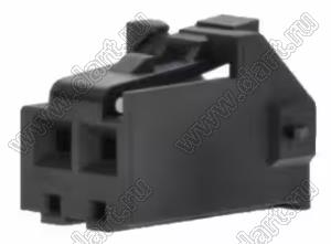 MOLEX L1NK3.96™ 2074580002 корпус однорядной розетки на кабель, цвет черный; 2-конт.