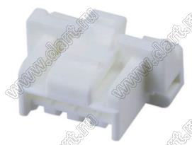 MOLEX CLIK-Mate-2.00™ 5024390400 корпус однорядной розетки на кабель, цвет натуральный; 4-конт.