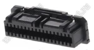 MOLEX Micro-Lock1.25™ 5054323601 корпус двухрядной розетки на кабель, цвет черный; 36-конт.