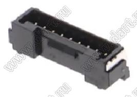 MOLEX Micro-Lock1.25™ 5055670951 вилка однорядная угловая для SMD монтажа, цвет черный; 9-конт.