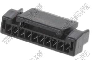 MOLEX Micro-Lock1.25™ 2045321001 корпус однорядной розетки на кабель, цвет черный; 10-конт.