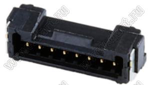 MOLEX Micro-Lock1.25™ 5055670831 вилка однорядная угловая для SMD монтажа, цвет черный; 8-конт.