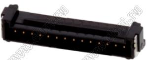 MOLEX Micro-Lock1.25™ 5055681451 вилка однорядная прямая для SMD монтажа, цвет черный; 14-конт.