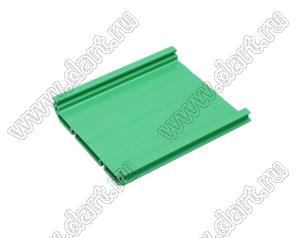 UM80S-054 профилированный корпус на стандартный электрический DIN-рельс; L=54мм; пластик; зеленый