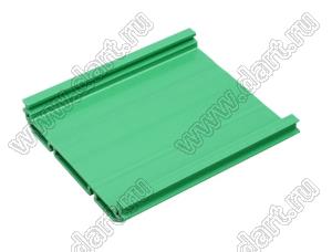 UM80S-1000 профилированный корпус на стандартный электрический DIN-рельс; L=1000мм; пластик; зеленый