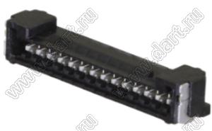 MOLEX Micro-Lock1.25™ 5055671471 вилка однорядная угловая для SMD монтажа, цвет черный; 14-конт.