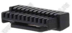 MOLEX Micro-Lock1.25™ 2045321101 корпус однорядной розетки на кабель, цвет черный; 11-конт.