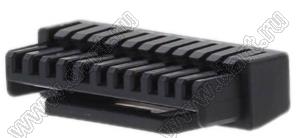 MOLEX Micro-Lock1.25™ 5055651101 корпус однорядной розетки на кабель, цвет черный; 11-конт.