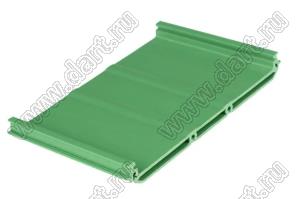 UM140-058 профилированный корпус на стандартный электрический DIN-рельс; L=58мм; пластик; зеленый