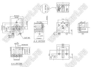 R-30790(B08) разъем IEC 60320 (C6) сетевого питания; 250 B; 2,5 A