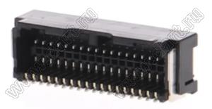 MOLEX Micro-Lock1.25™ 5054483631 вилка двухрядная угловая для SMD монтажа, цвет черный; 36-конт.