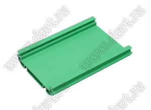 UM60S-1000 профилированный корпус на стандартный электрический DIN-рельс; L=1000мм; пластик; зеленый