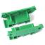 UM60S-RL торцевые крышки профилированного корпуса на стандартный электрический DIN-рельс; пластик; зеленый
