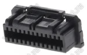 MOLEX Micro-Lock1.25™ 5054322601 корпус двухрядной розетки на кабель, цвет черный; 26-конт.