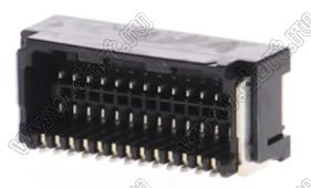 MOLEX Micro-Lock1.25™ 5054482691 вилка двухрядная угловая для SMD монтажа, цвет черный; 26-конт.