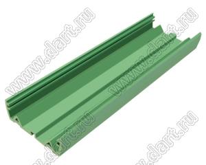 UM42-1000 профилированный корпус на стандартный электрический DIN-рельс; L=1000мм; пластик; зеленый