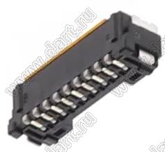MOLEX Micro-Lock1.25™ 5055680951 вилка однорядная прямая для SMD монтажа, цвет черный; 9-конт.