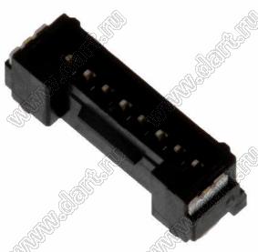 MOLEX Micro-Lock1.25™ 5055680851 вилка однорядная прямая для SMD монтажа, цвет черный; 8-конт.