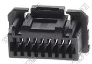 MOLEX Micro-Lock1.25™ 5054321801 корпус двухрядной розетки на кабель, цвет черный; 18-конт.