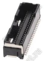 MOLEX Micro-Lock1.25™ 5054334271 вилка двухрядная прямая для SMD монтажа, цвет черный; 42-конт.