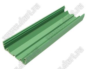 UM42-045 профилированный корпус на стандартный электрический DIN-рельс; L=45мм; пластик; зеленый