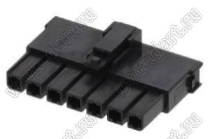 MOLEX Mega-Fit™ 2004561217 корпус однорядной розетки на кабель, цвет черный; 7-конт.