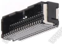 MOLEX Micro-Lock1.25™ 5054484071 вилка двухрядная угловая для SMD монтажа, цвет черный; 40-конт.