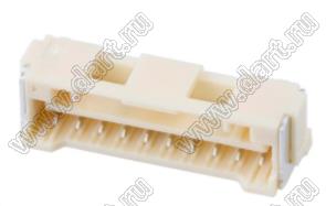 MOLEX CLIK-Mate-2.00™ 5024941070 вилка SMD однорядная горизонтальная, цвет натуральный; 10-конт.