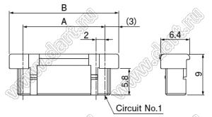 PBVP-12V-S корпус розетки на провод; шаг 2,00мм; 12-конт.; нейлон-66; цвет натуральный