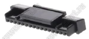 MOLEX Micro-Lock1.25™ 2045321601 корпус однорядной розетки на кабель, цвет черный; 16-конт.