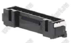 MOLEX Micro-Lock1.25™ 5055671251 вилка однорядная угловая для SMD монтажа, цвет черный; 12-конт.