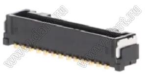 MOLEX Micro-Lock1.25™ 5055671331 вилка однорядная угловая для SMD монтажа, цвет черный; 13-конт.